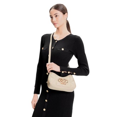 THE EMBOSSED Q HOBO SHOULDER BAG
